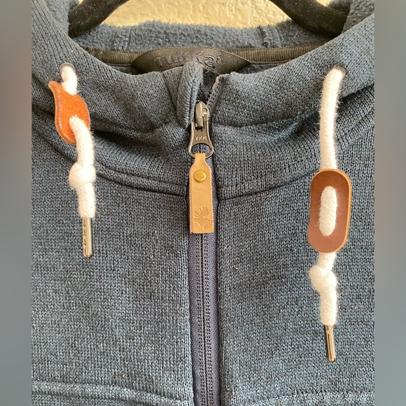 Rukka Rimbey Full zip hoodie with leather zip pulls and arm logo - Picture 8 of 10